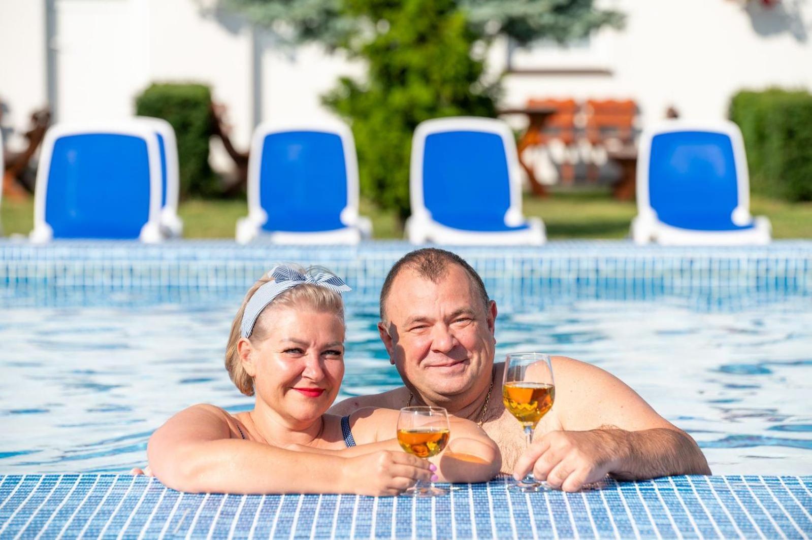 Aqua Fun Domki Z Basenem Ujście-Darłowskie Dış mekan fotoğraf